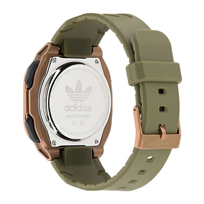 Reloj de silicona verde