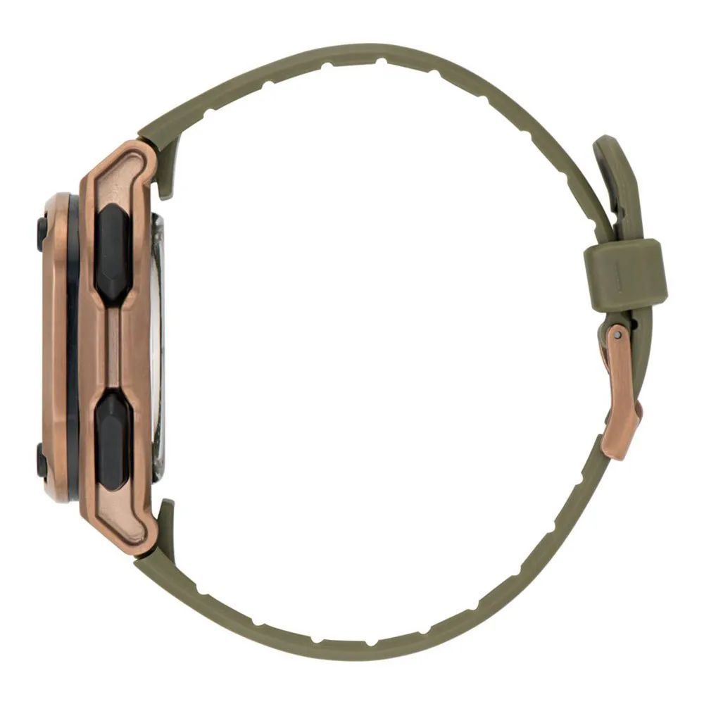 Reloj de silicona verde