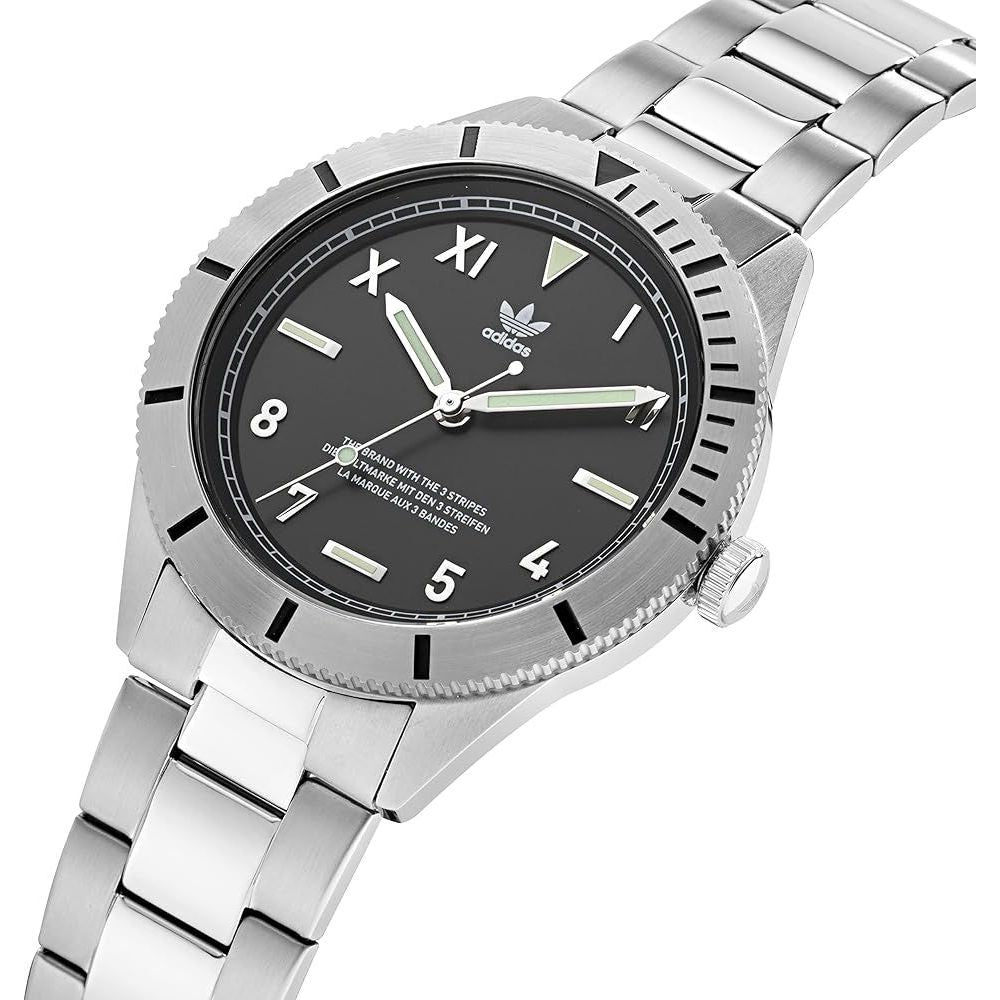 Reloj de acero inoxidable gris