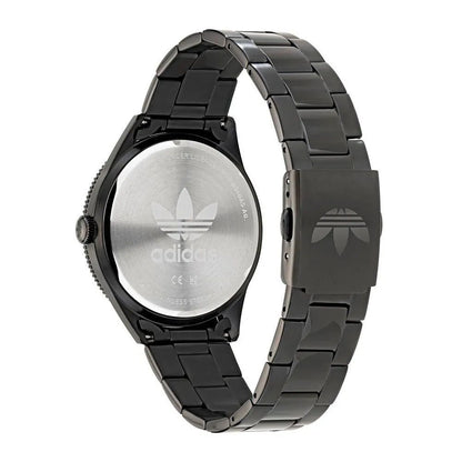 Reloj de acero inoxidable negro