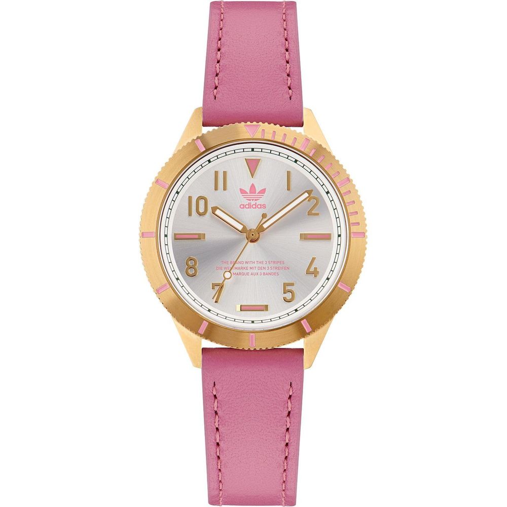 Reloj de cuero multicolor