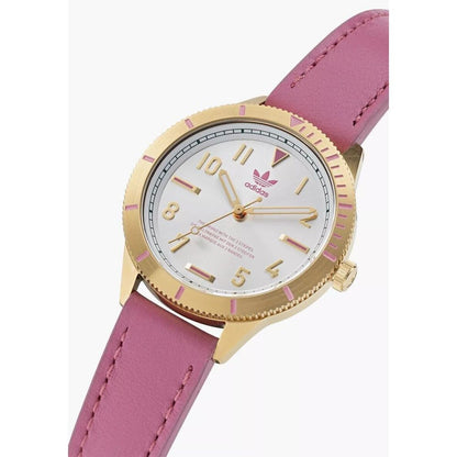 Reloj de cuero multicolor