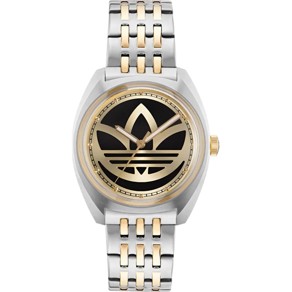 Reloj de acero inoxidable gris de acero inoxidable