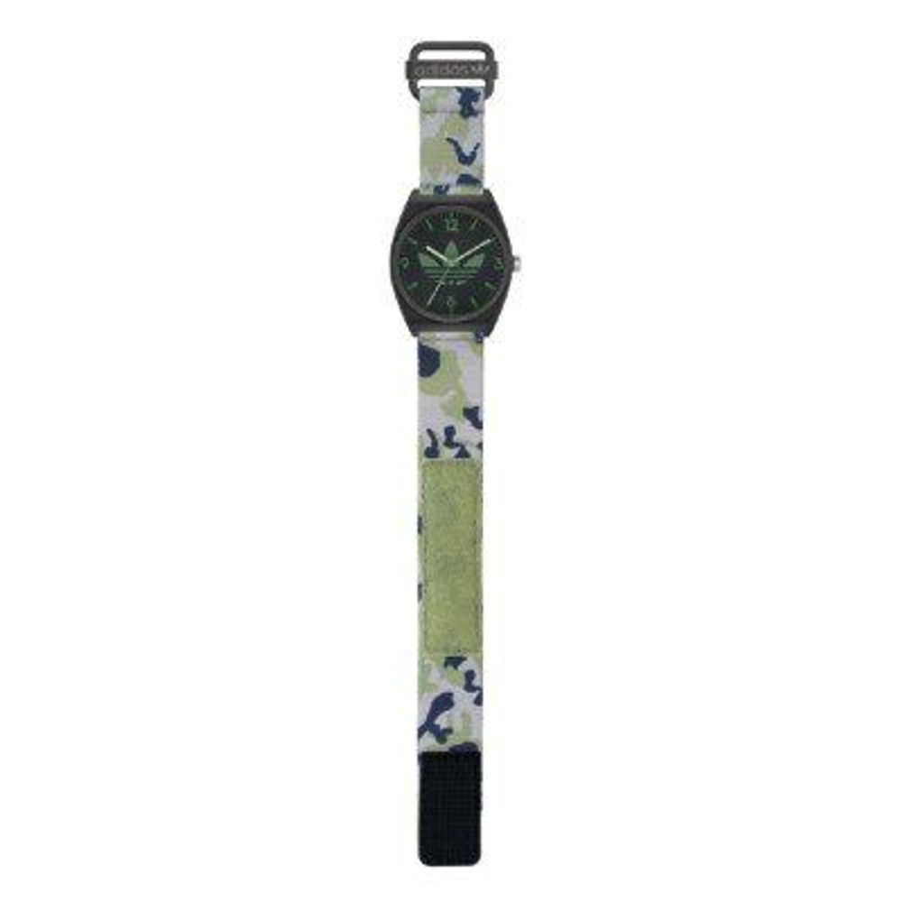 Reloj de tela multicolor