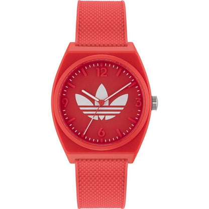 Reloj de silicona rojo