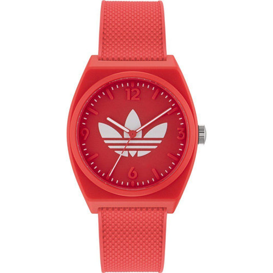 Reloj de silicona rojo