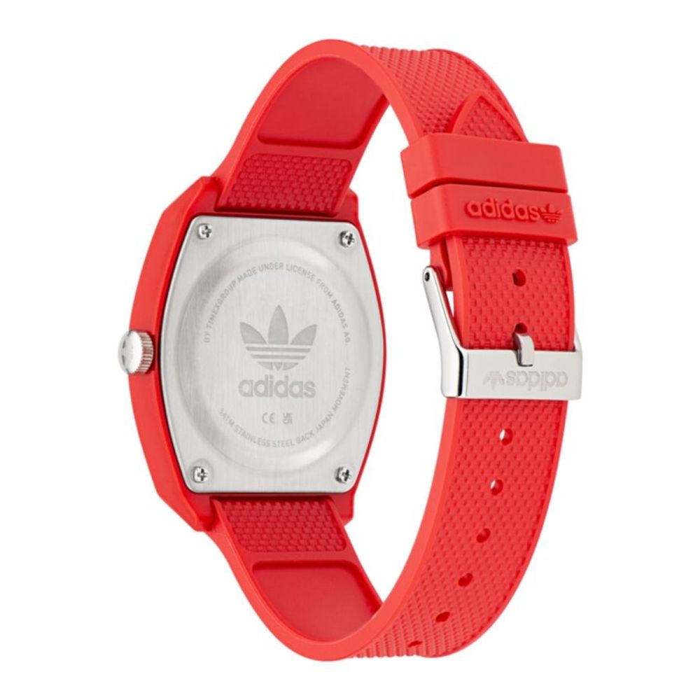 Reloj de silicona rojo