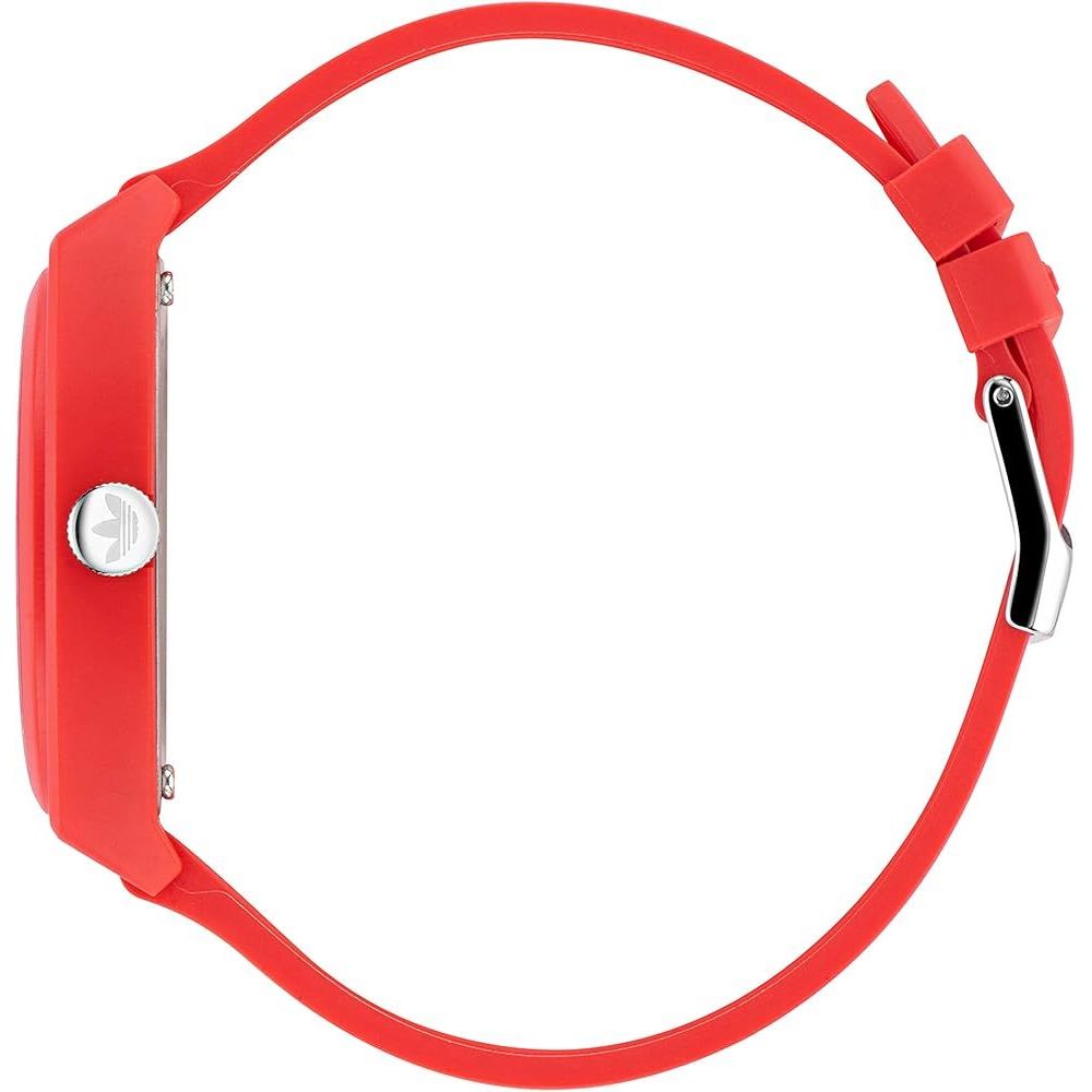 Reloj de silicona rojo