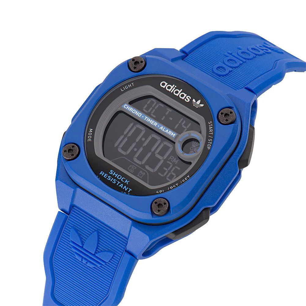 Reloj de silicona azul