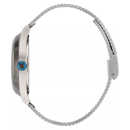 Reloj de acero inoxidable gris