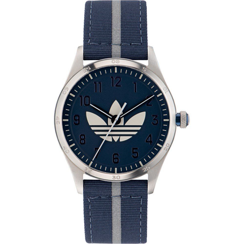 Reloj de tela azul