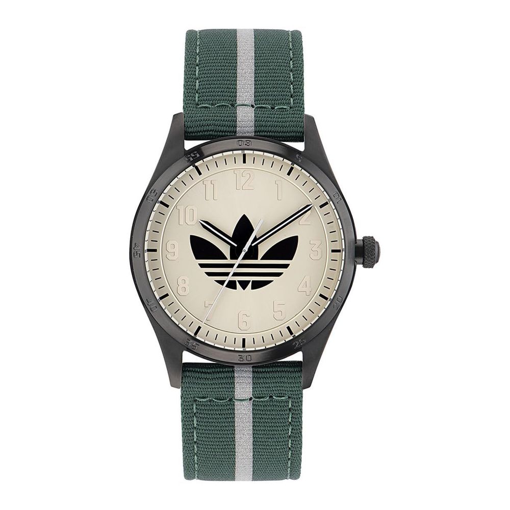 Reloj de tela verde