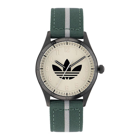 Reloj de tela verde