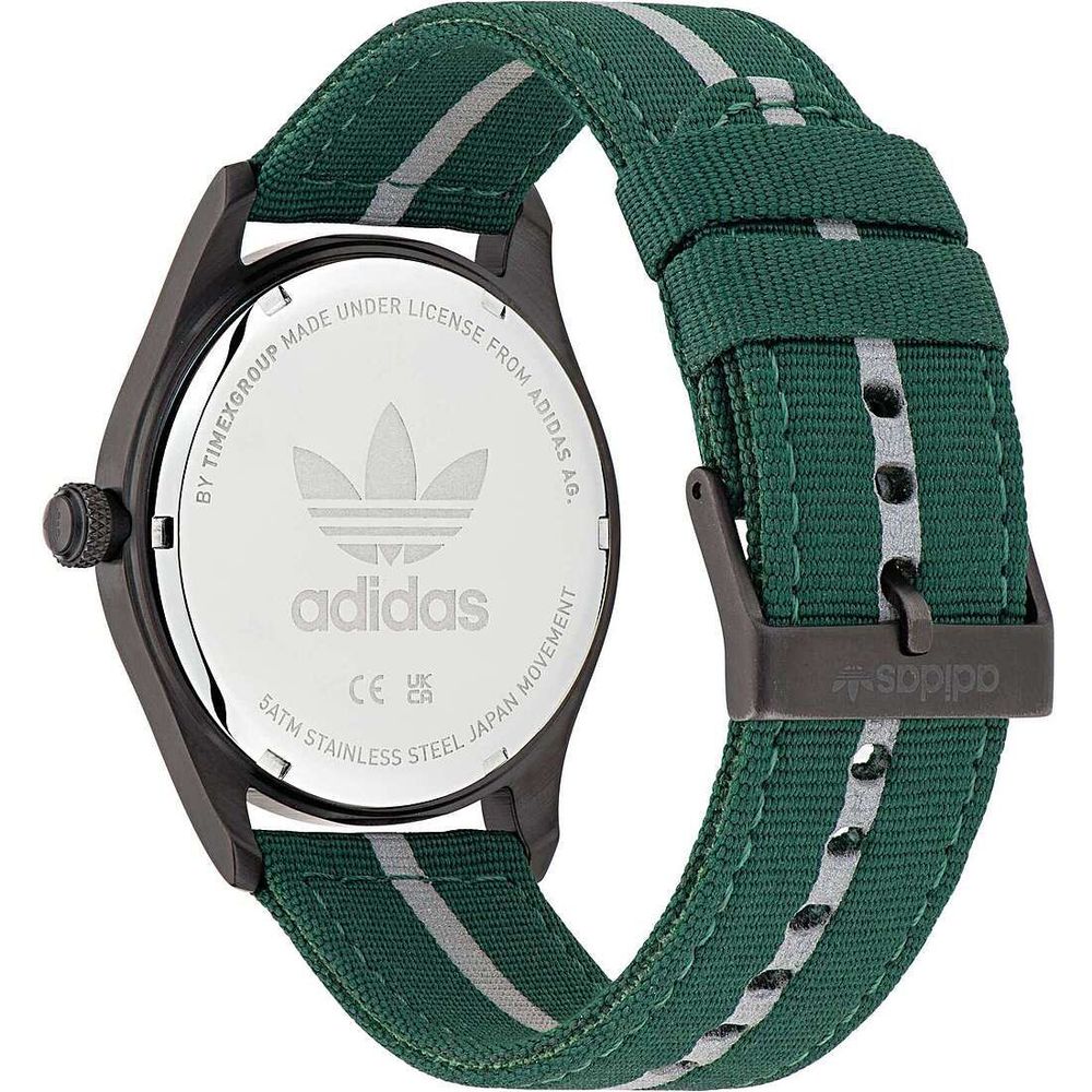 Reloj de tela verde