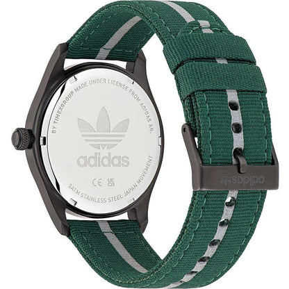 Reloj de tela verde