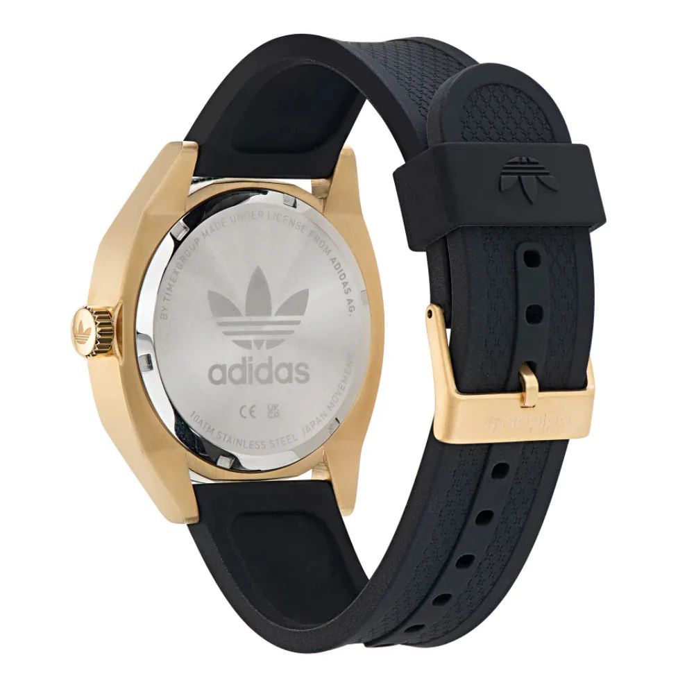 Reloj de silicona negro