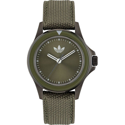 Reloj de tela verde