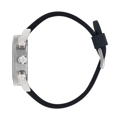 Reloj de silicona negro