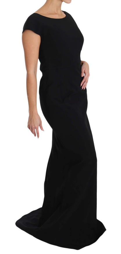 Elegante vestido largo negro