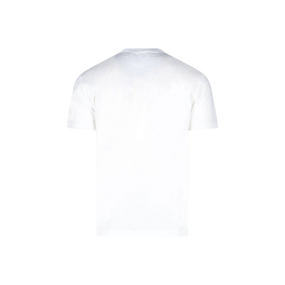 Camiseta blanca de algodón