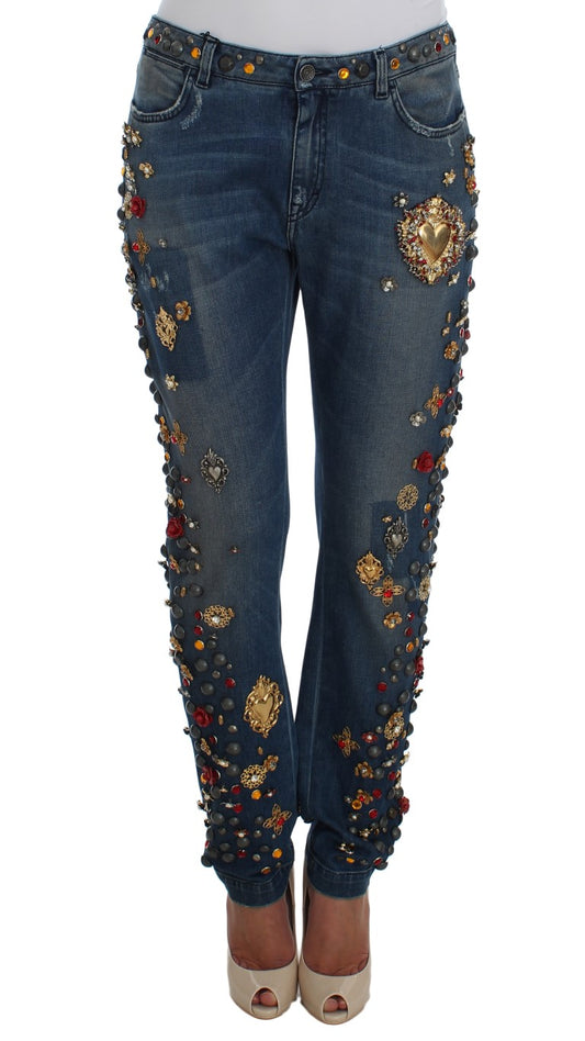 Vaqueros boyfriend con adornos de Sicilia Enchanted