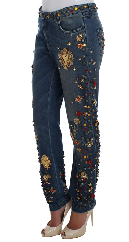 Vaqueros boyfriend con adornos de Sicilia Enchanted