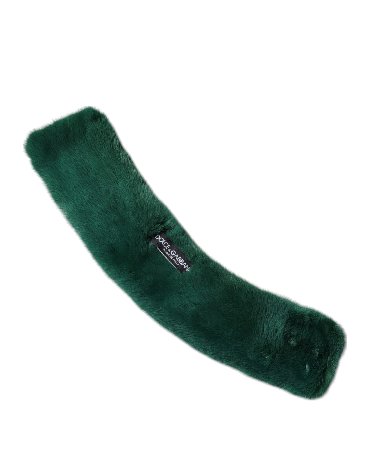Bufanda de cuello de piel de visón verde para mujer