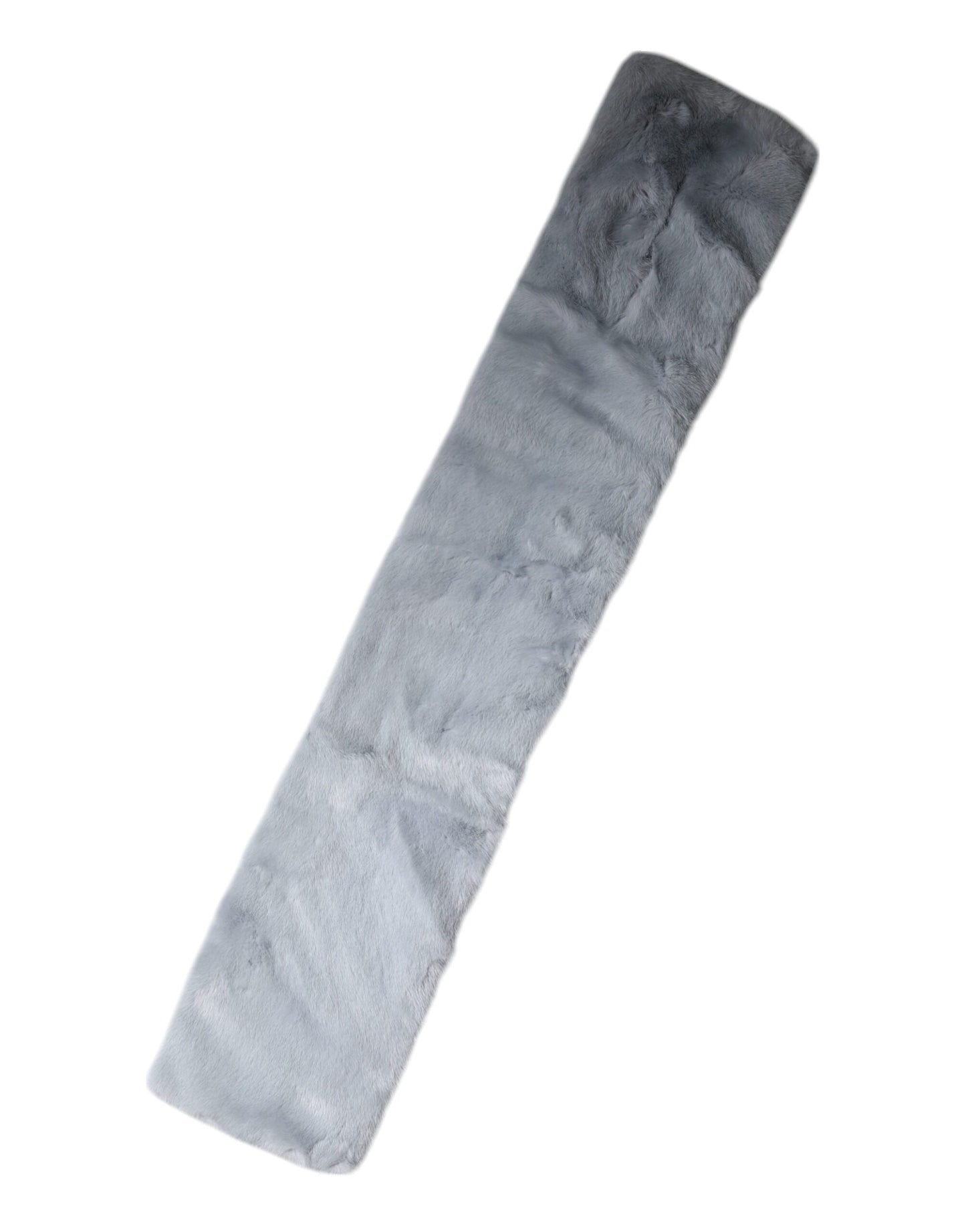 Bufanda de cuello de piel de visón azul claro