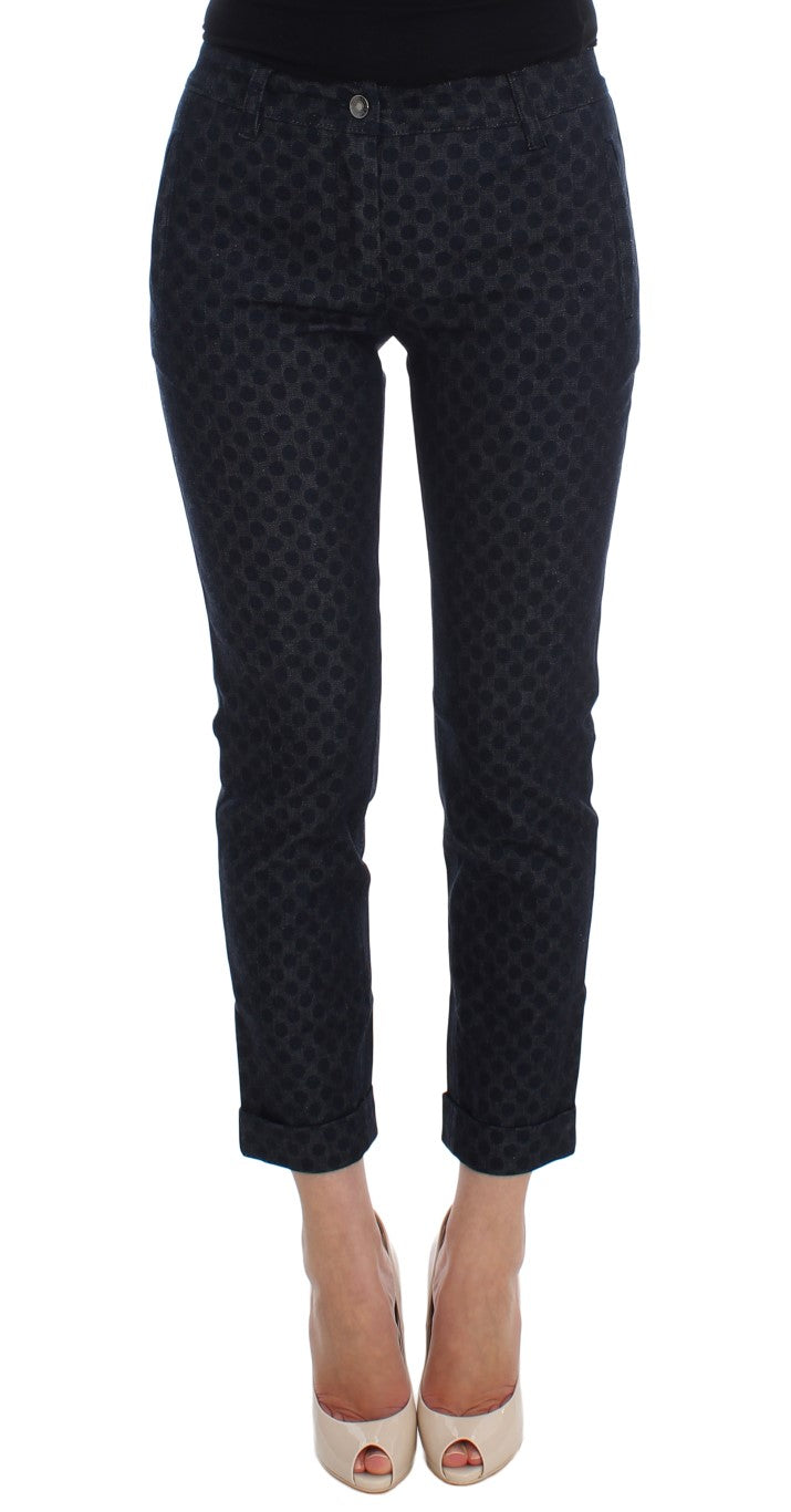 Vaqueros capri chic con lunares