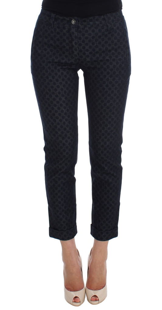 Vaqueros capri chic con lunares