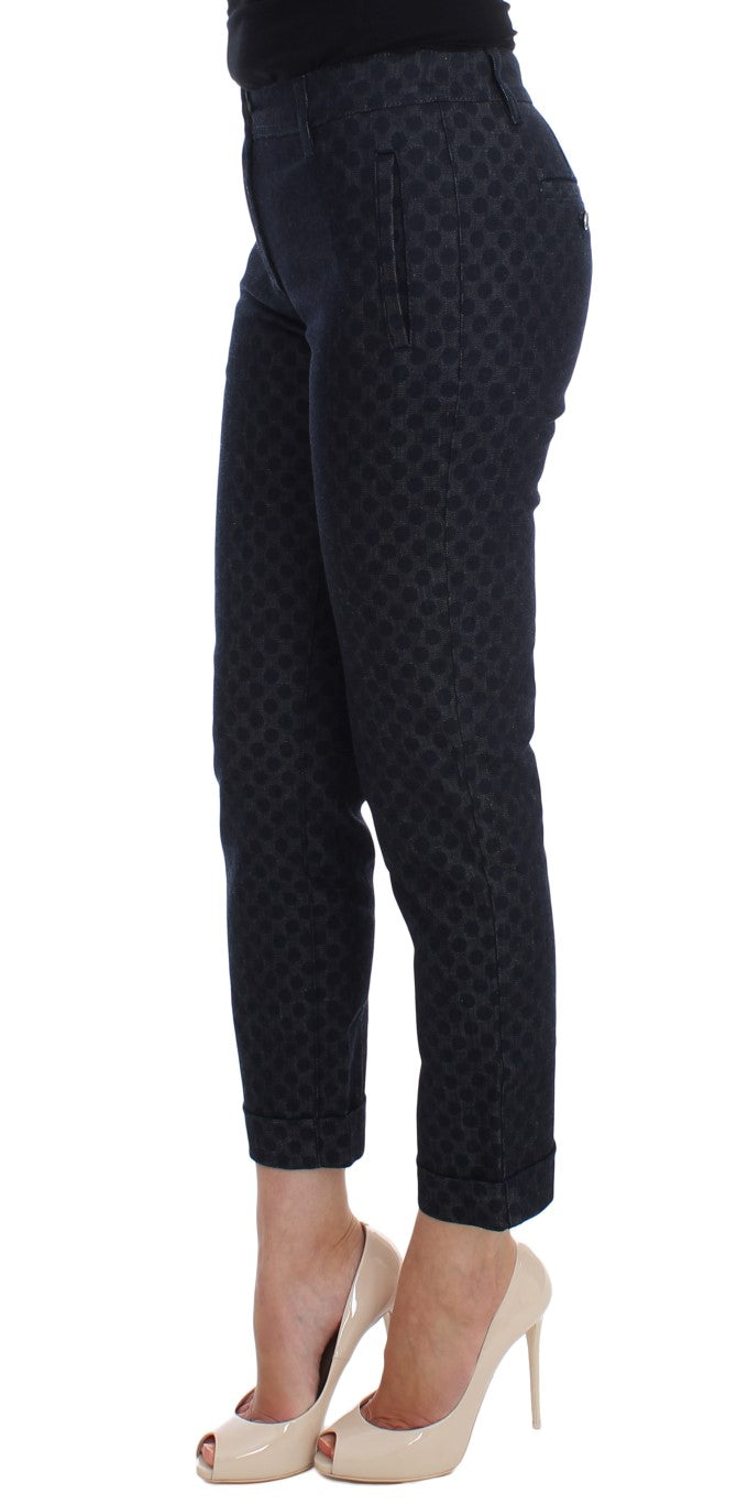 Vaqueros capri chic con lunares