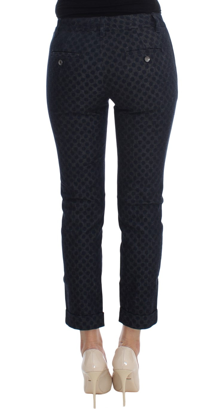 Vaqueros capri chic con lunares