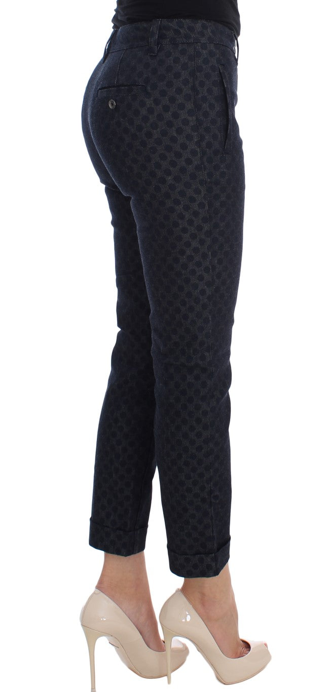 Vaqueros capri chic con lunares