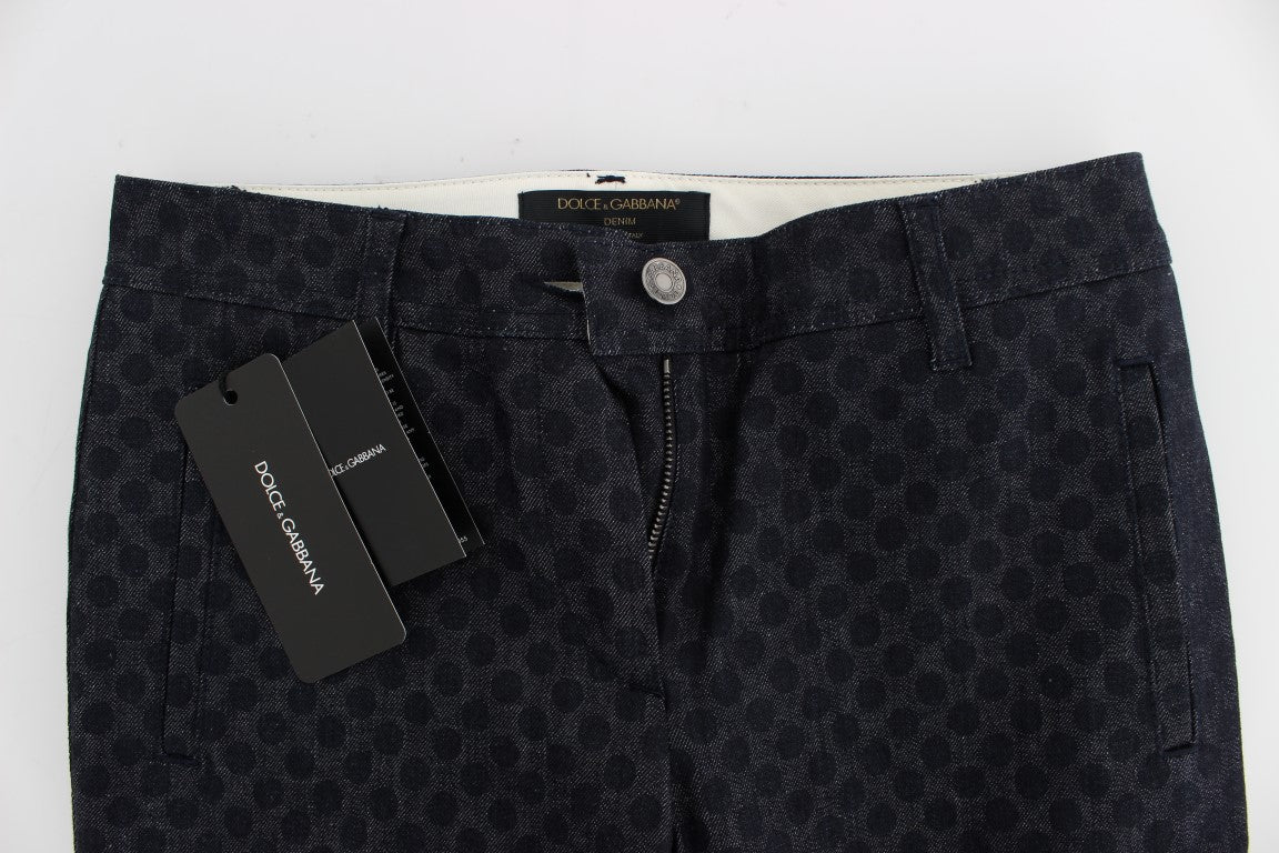Vaqueros capri chic con lunares