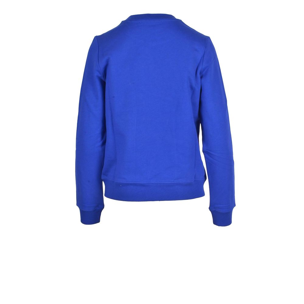 Suéter de algodón azul