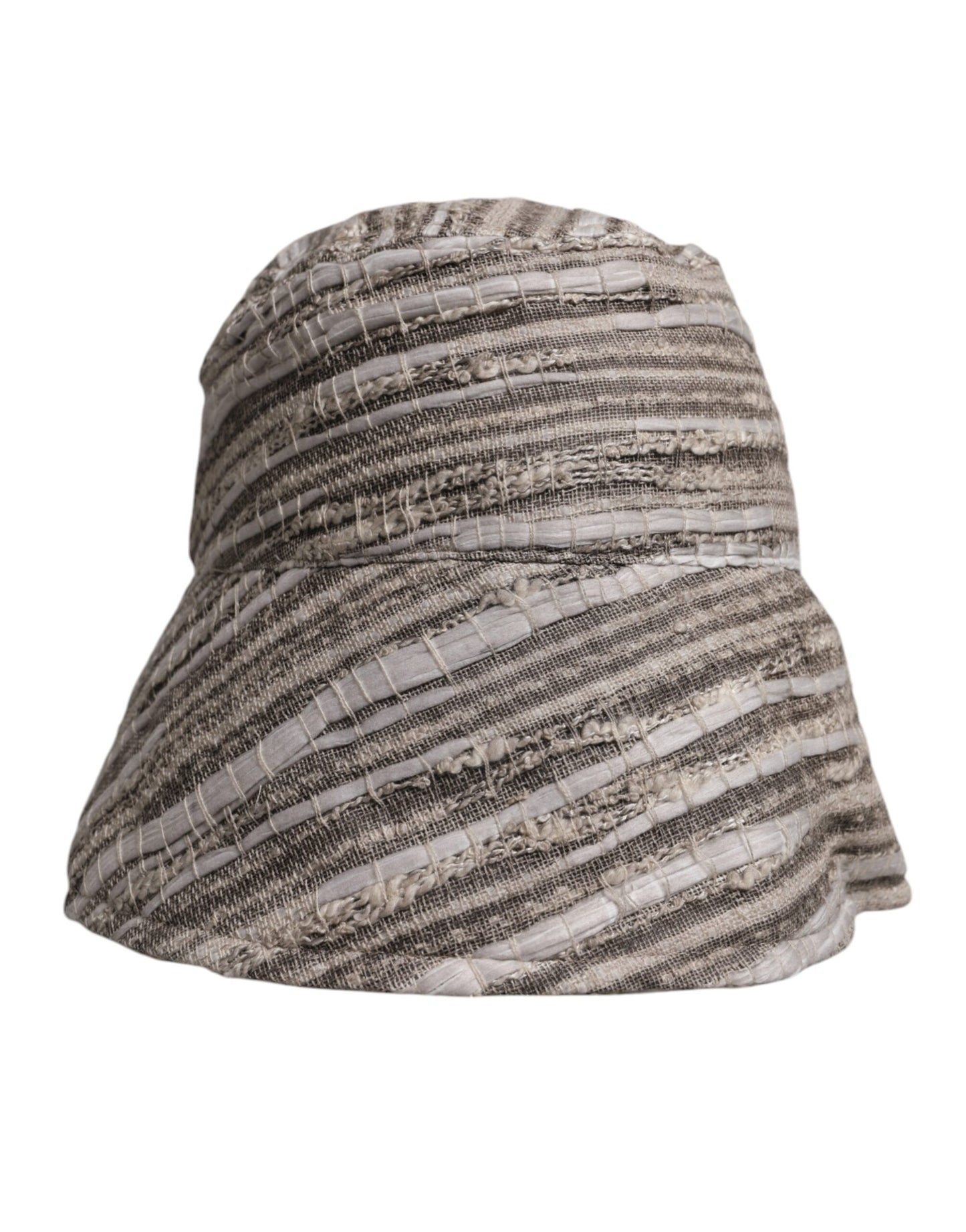 Gorra de algodón con rayas multicolores