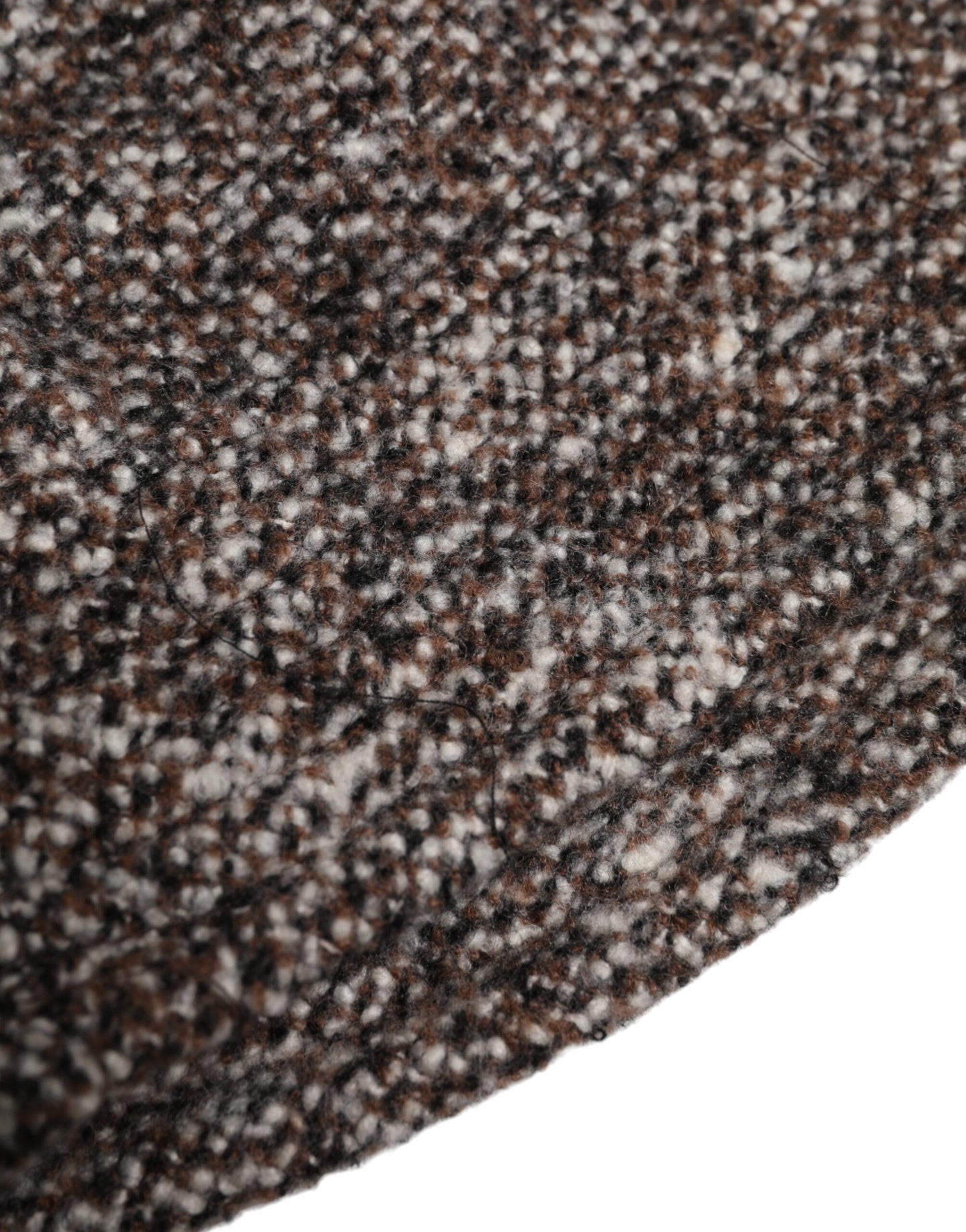 Sombrero de pescador tejido de lana de alpaca marrón