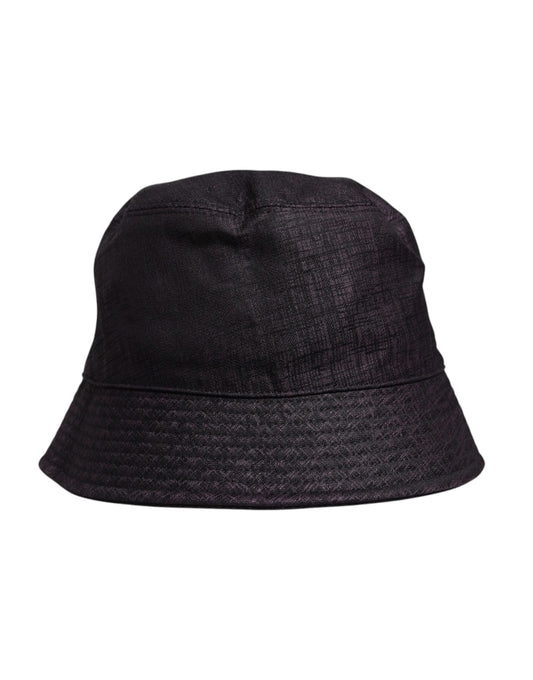 Sombrero de pescador de nailon de ala ancha negro
