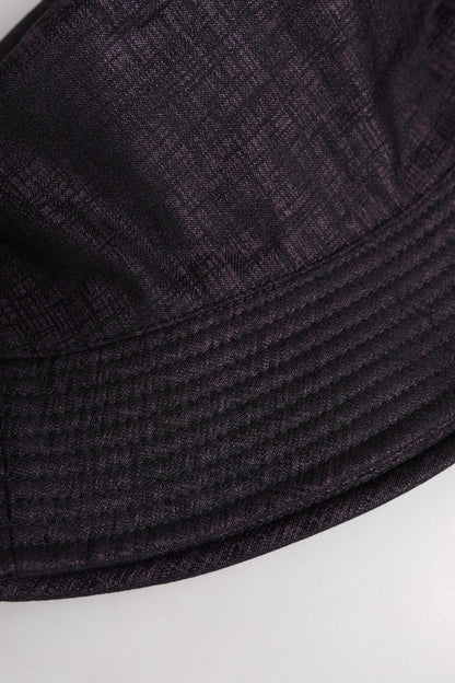 Sombrero de pescador de nailon de ala ancha negro