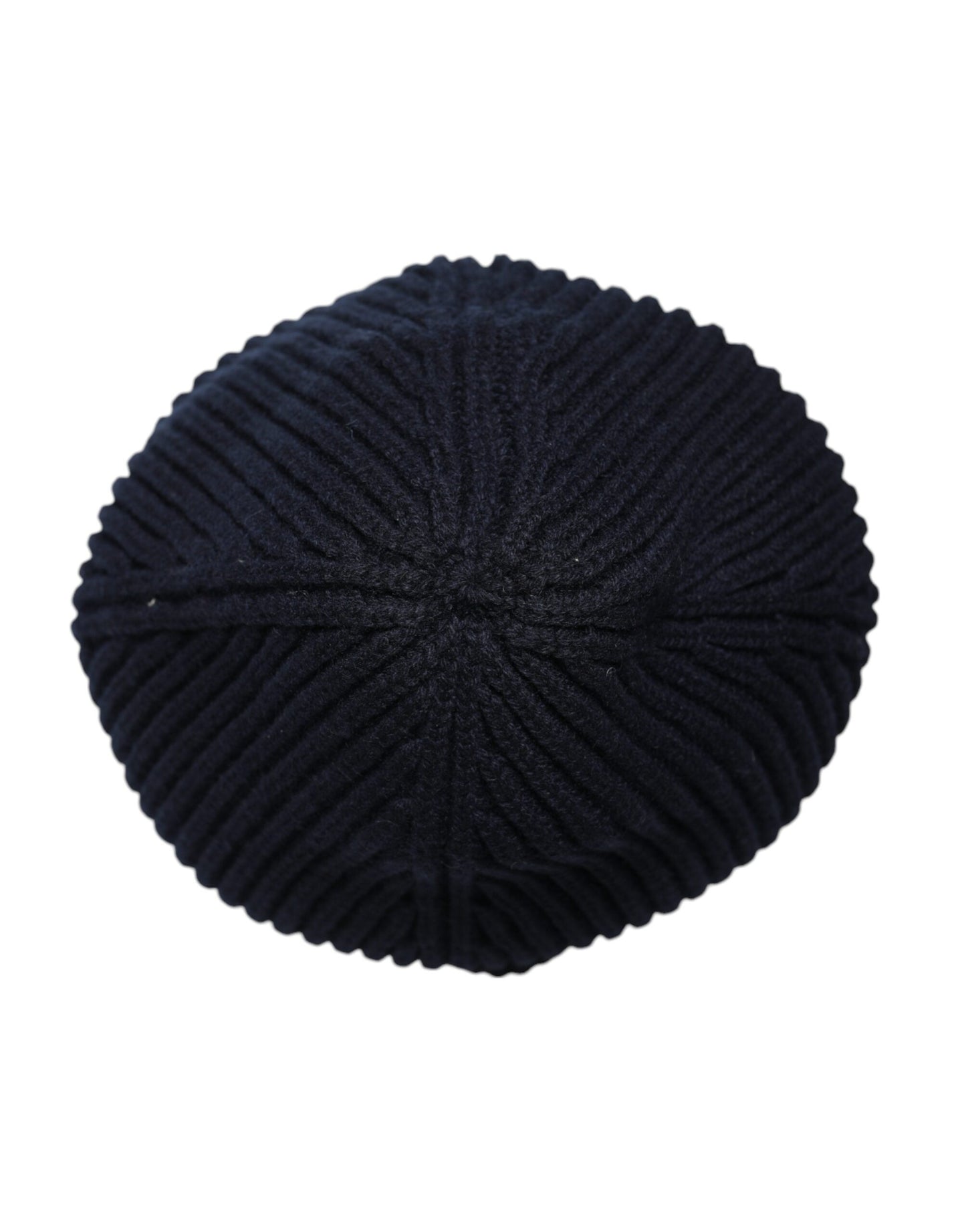 Gorro de invierno de punto de cachemira negro