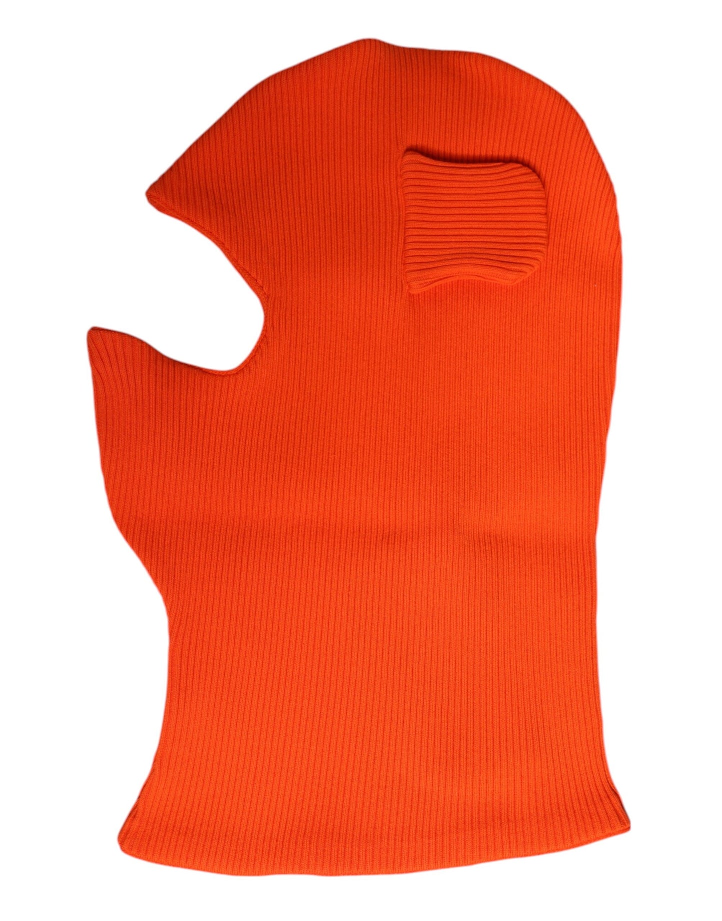 Pasamontañas de algodón naranja para toda la cabeza