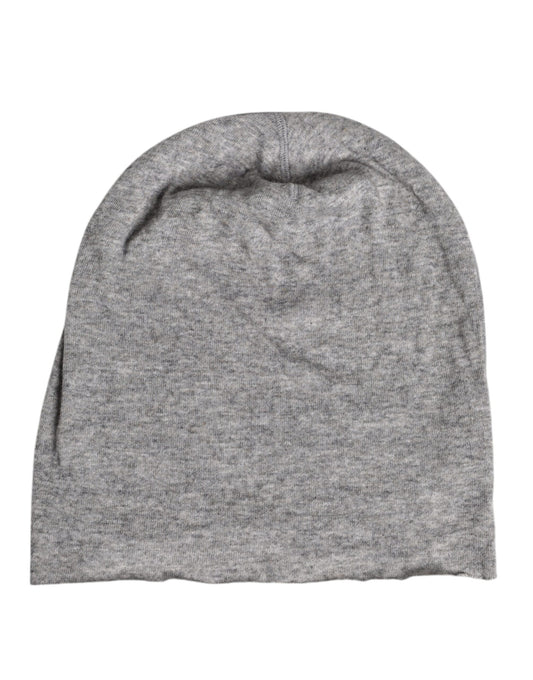 Gorro de punto de mezcla de viscosa gris