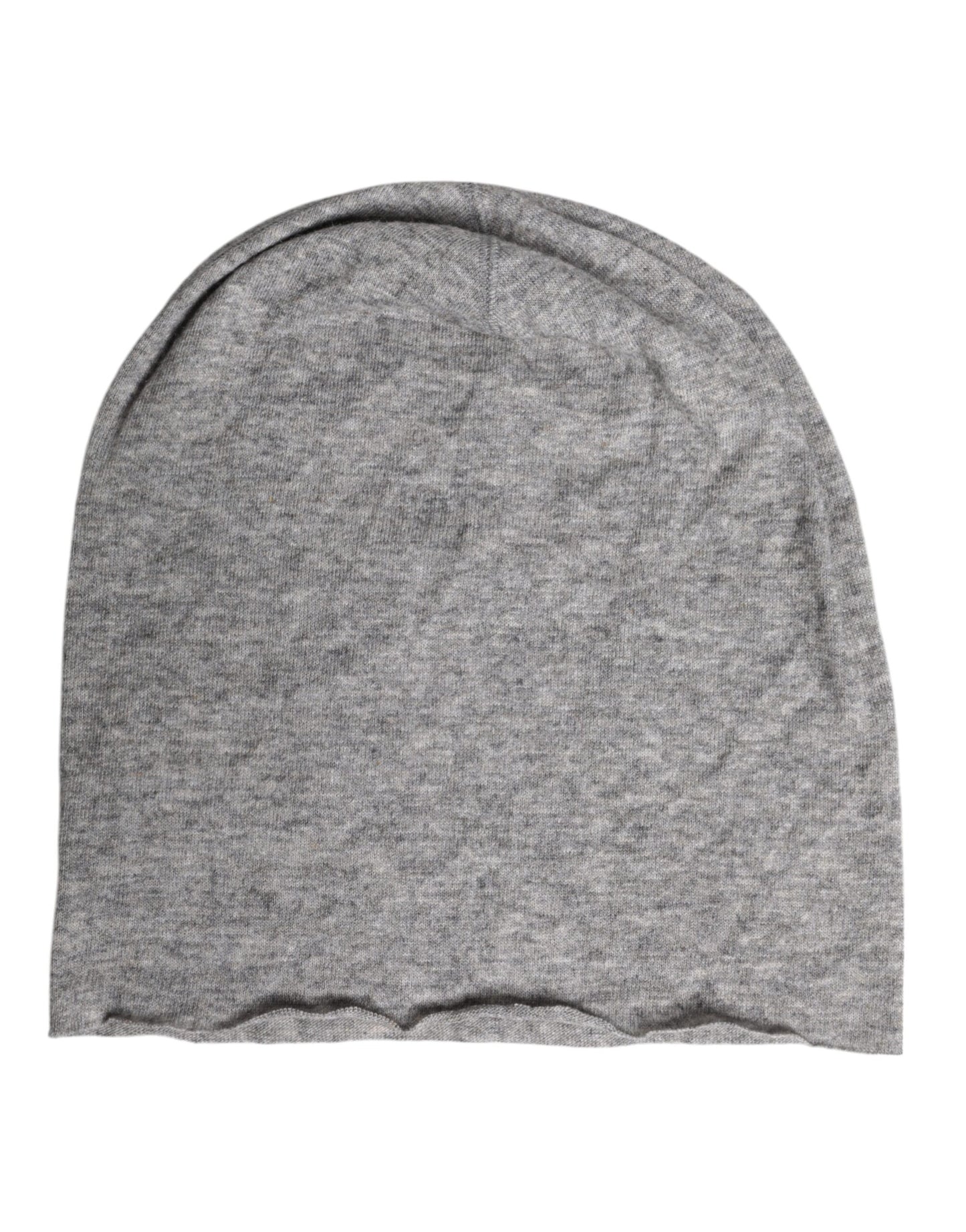 Gorro de punto de mezcla de viscosa gris