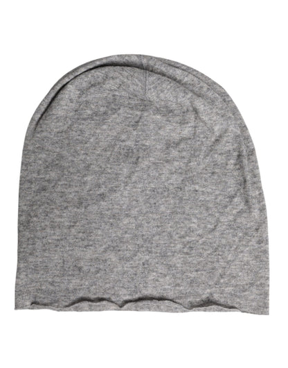 Gorro de punto de mezcla de viscosa gris