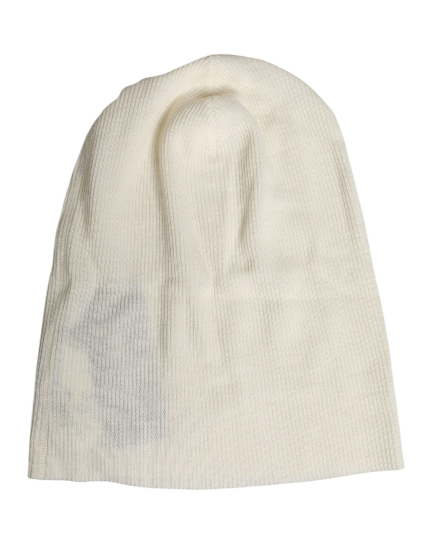 Gorro de punto de mezcla de lana beige