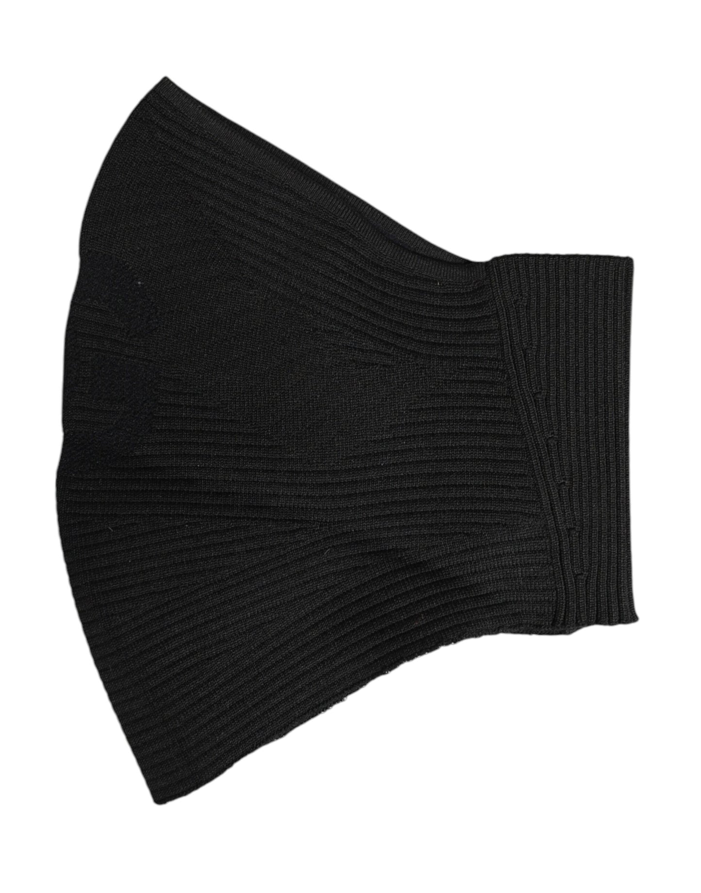 Pasamontañas de punto de nailon negro