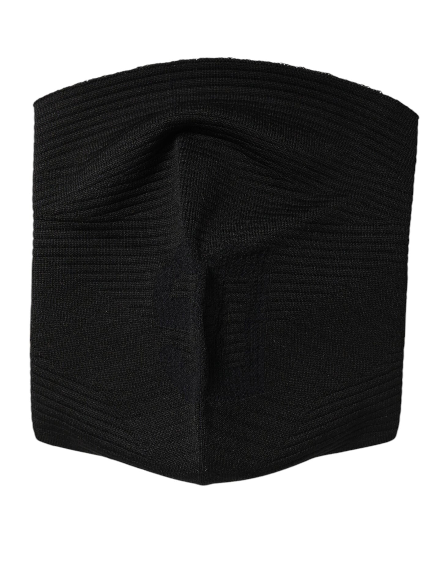 Pasamontañas de punto de nailon negro