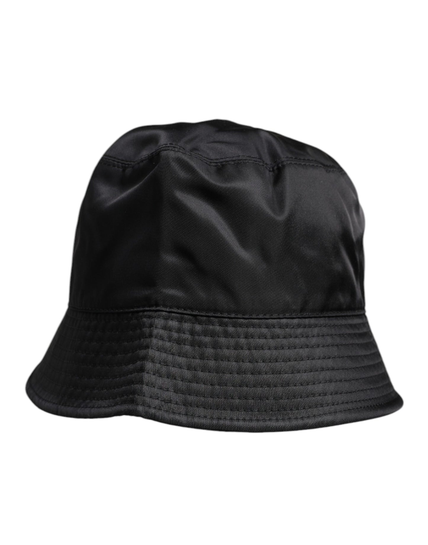 Sombrero de pescador de ala ancha de algodón negro