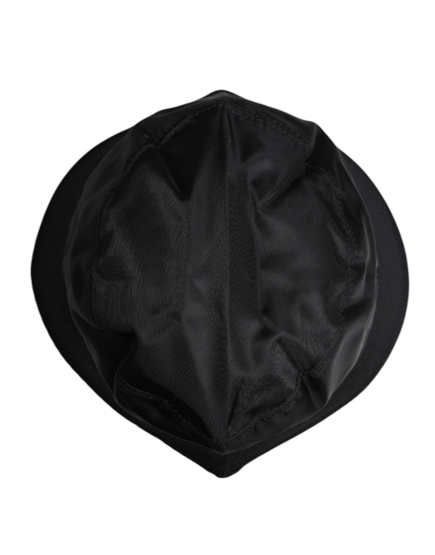 Sombrero de pescador de ala ancha de algodón negro