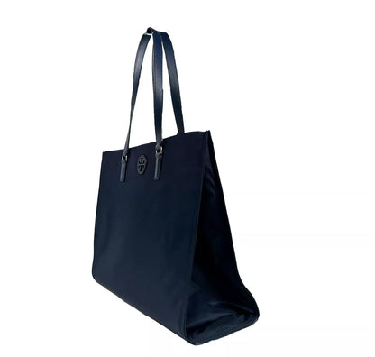 Bolso tote grande de nailon Ella azul marino 136144